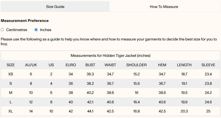 Unreal Fur - Hidden Tiger Jacket