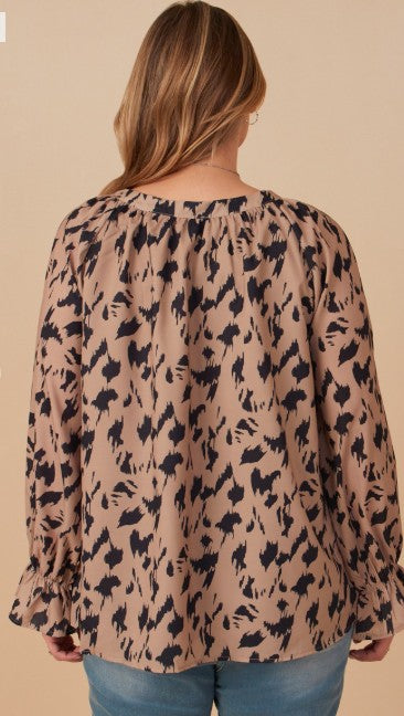 Wild Streak Printed Blouse