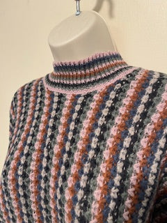 Mutli Color Crew Neck Sweater