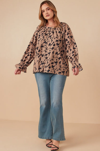Wild Streak Printed Blouse