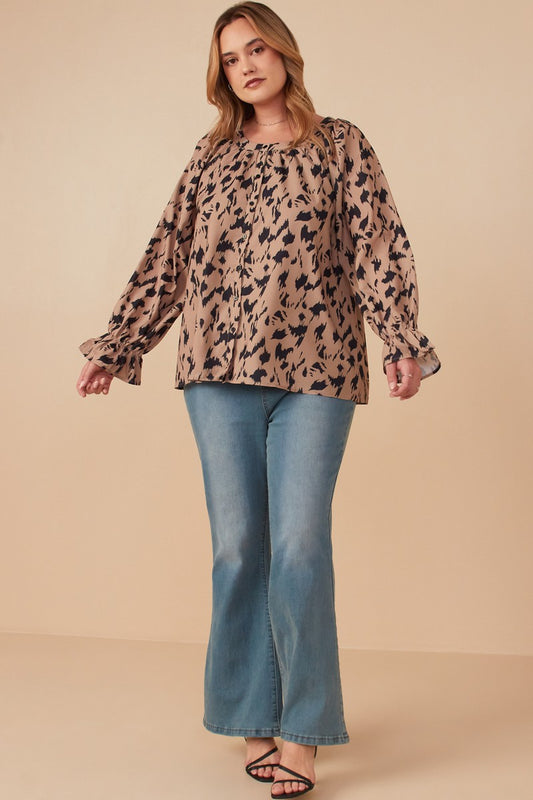 Wild Streak Printed Blouse