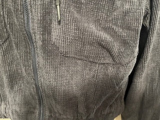 Cozy Corduroy Zip-up Hoodie