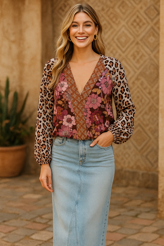 Wildflower Boho Blouse