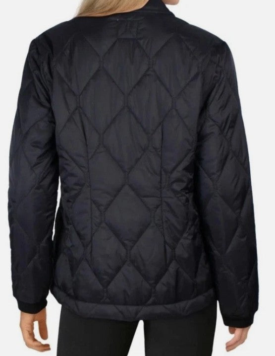 NIC+ZOE BLACK QUILTED PUFFER