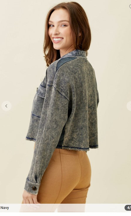 Washed Corduroy Shacket