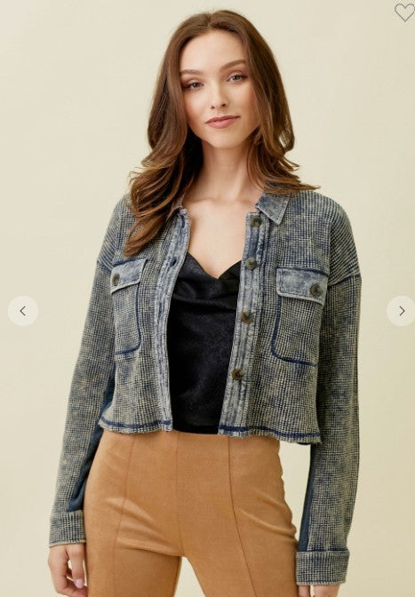 Washed Corduroy Shacket
