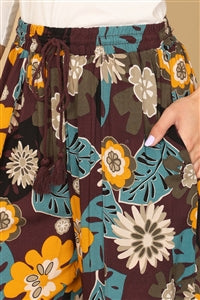 Tropical Breeze Wide-Leg Pants