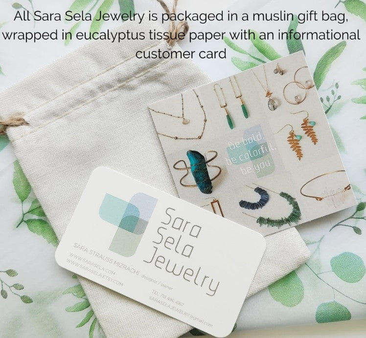 Golden Oak Leaf Earrings — Sara Sela Collection