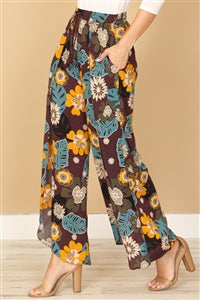 Tropical Breeze Wide-Leg Pants